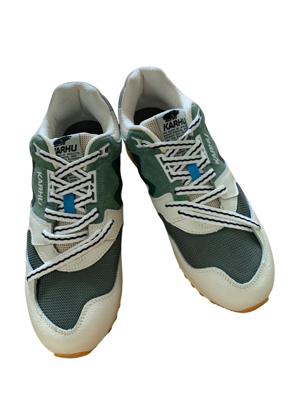 Karhu Synchron Unisex Leather Sneakers – EU 44 – NWOT – Cream/Green/Navy 👟